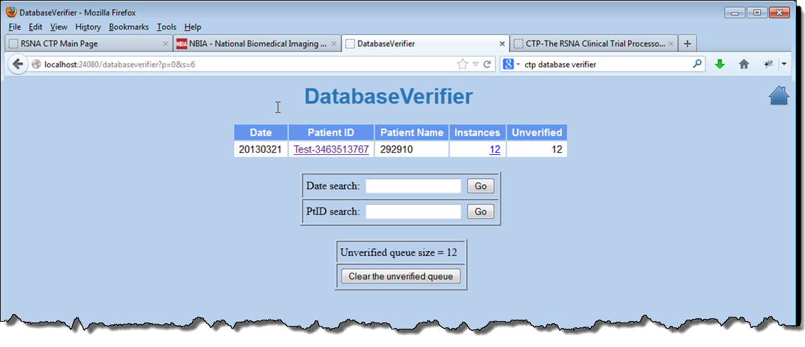 Database Verifier