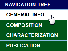 Navigation Tree with General Information selected