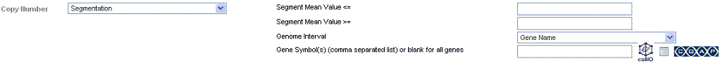 copy number query fields, described in text