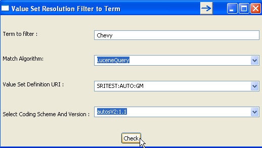 Click on 'Value Set Definition for Entity Term' in 'Query' menu at the top.