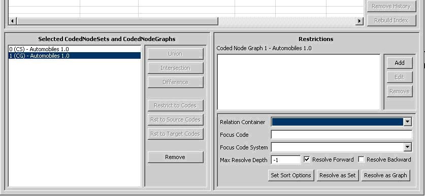 "This screenshot is the bottom of the Console window showing Selected CodedNodeSet and CodedNodeGraphs