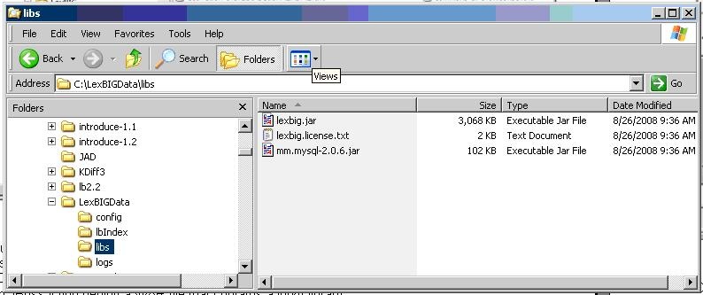 screenshot showing the file structure as described in the previous content