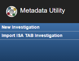 The Action panel portion of the Metadata Utility.